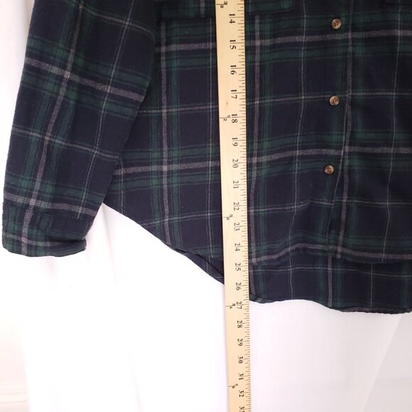 Spoon Jeans Multicolor Plaid Collar Button Up Long Sleeve Shirt Size M - Picture 4 of 16